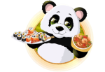 Logo Panda Wok en Sushi
