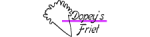 Logo Dopey's friet