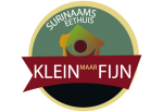 Logo "Surinaams Eethuis "Klein maar Fijn"