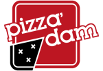 Logo Pizza'dam Almere Centrum
