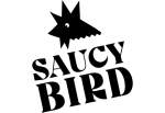 Logo Saucy Bird - Fried Chicken - West