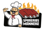 Logo Spareribs Manneke Waalwijk